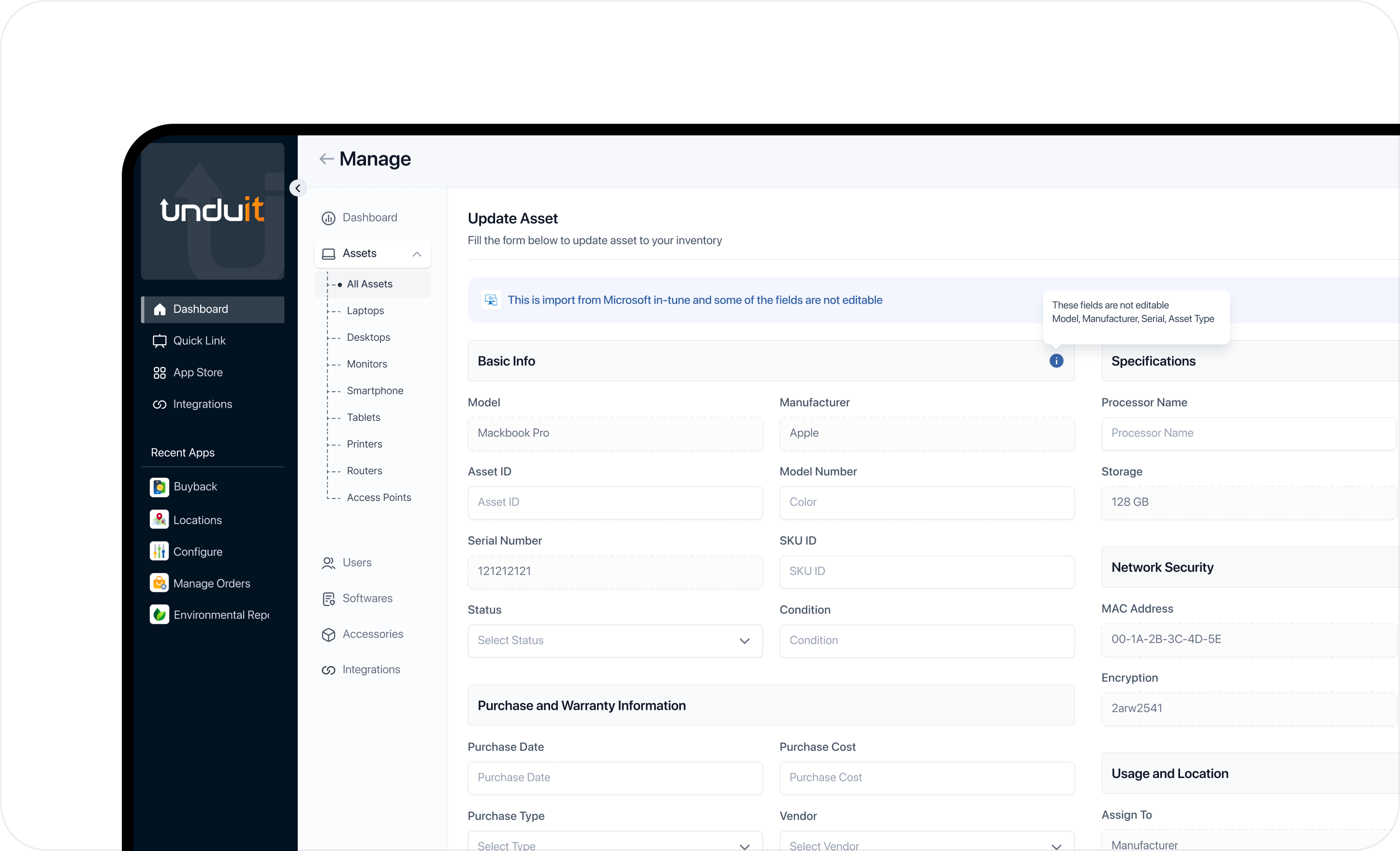 Asset Inventory & Registry